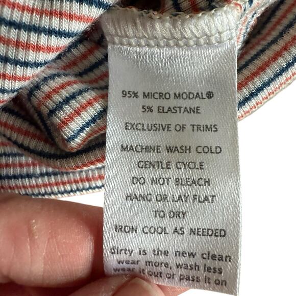 Toad & Co Womens Daisy Ribbed Striped Tank Top Multicolor S Granolagirl Casual - Picture 7 of 11